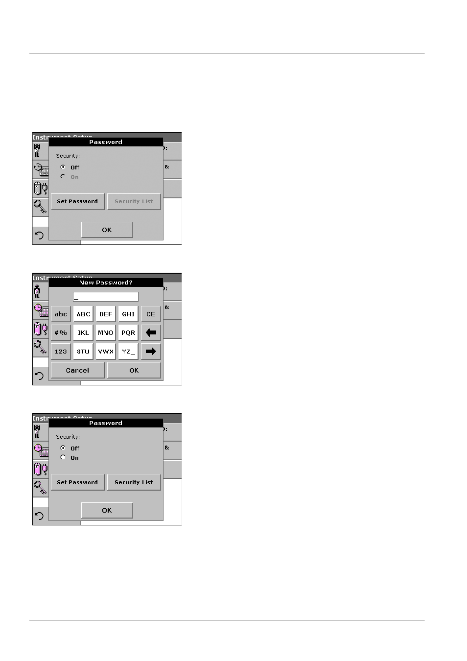 7 password | ALTANA LCM III User Manual | Page 25 / 234
