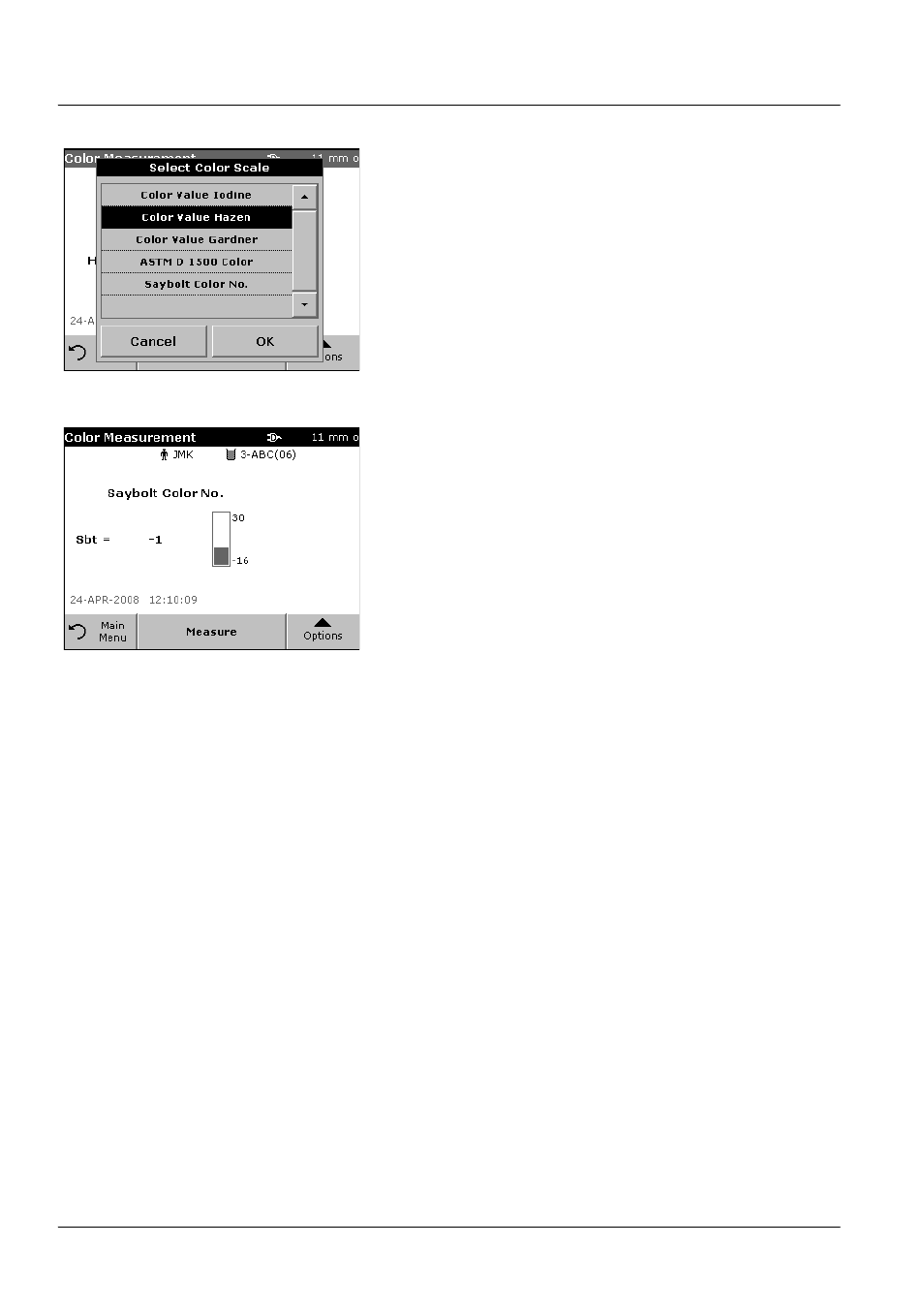 2 determine the iodine color value, Standard operations | ALTANA LCM III User Manual | Page 35 / 234