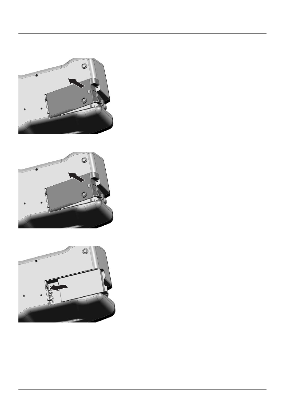 2 insert or change of the battery | ALTANA LCM III User Manual | Page 49 / 234