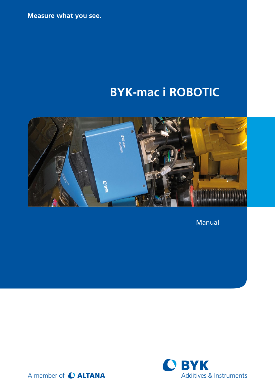 ALTANA BYK-mac i ROBOTIC Manual User Manual | 26 pages