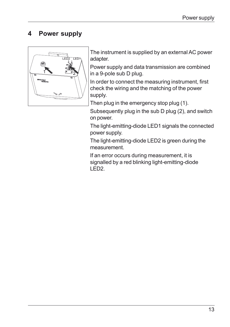 4 power supply | ALTANA BYK-mac i ROBOTIC Manual User Manual | Page 14 / 26