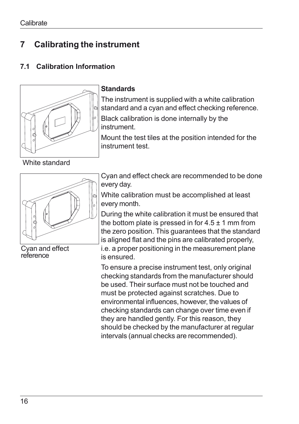 7 calibrating the instrument | ALTANA BYK-mac i ROBOTIC Manual User Manual | Page 17 / 26