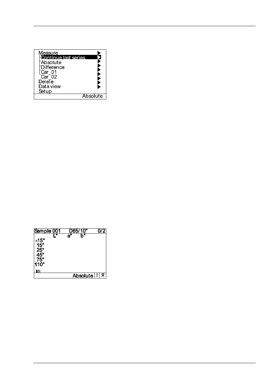 Measure | ALTANA BYK-mac COLOR Manual User Manual | Page 26 / 61