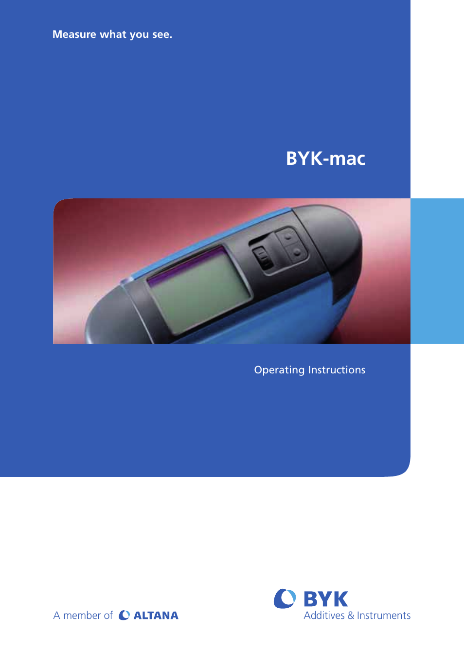 ALTANA BYK-mac Manual User Manual | 64 pages