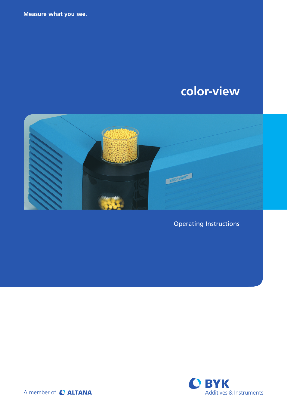 ALTANA Color-View User Manual | 75 pages