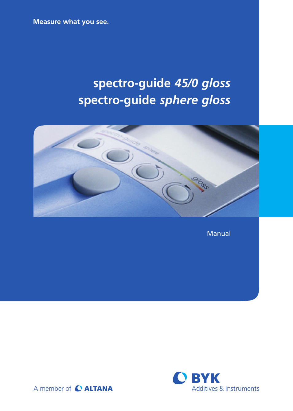 ALTANA Spectro-Guide Sphere Gloss Manual User Manual | 74 pages