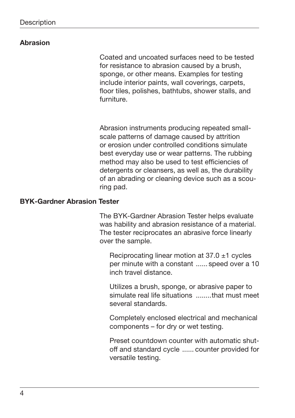 ALTANA Abrasion Tester User Manual | Page 5 / 30