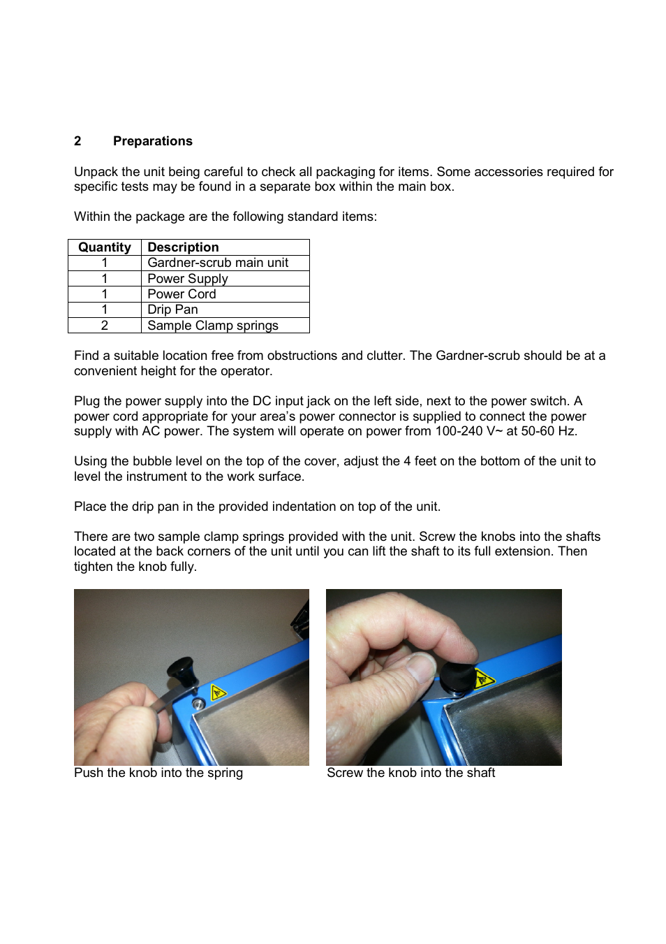 ALTANA Gardner-Scrub Manual User Manual | Page 4 / 17