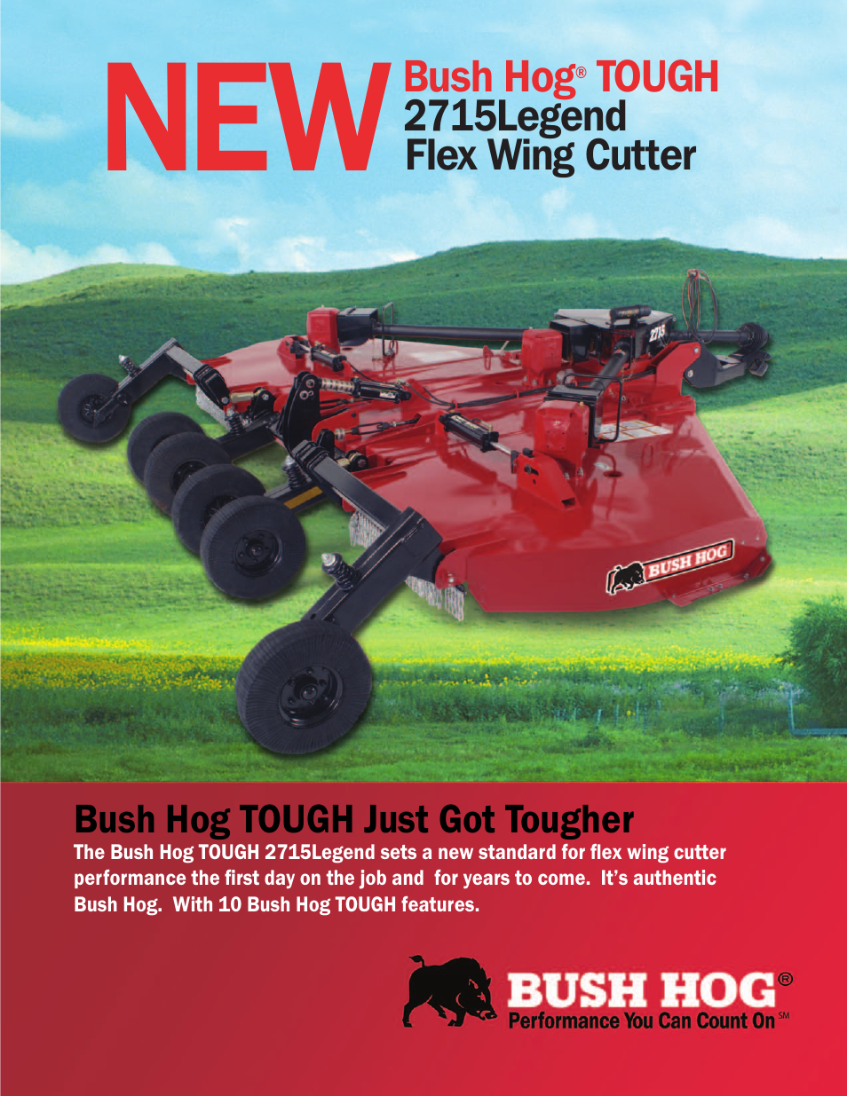 Bush Hog TOUGH 2715Legend User Manual | 6 pages