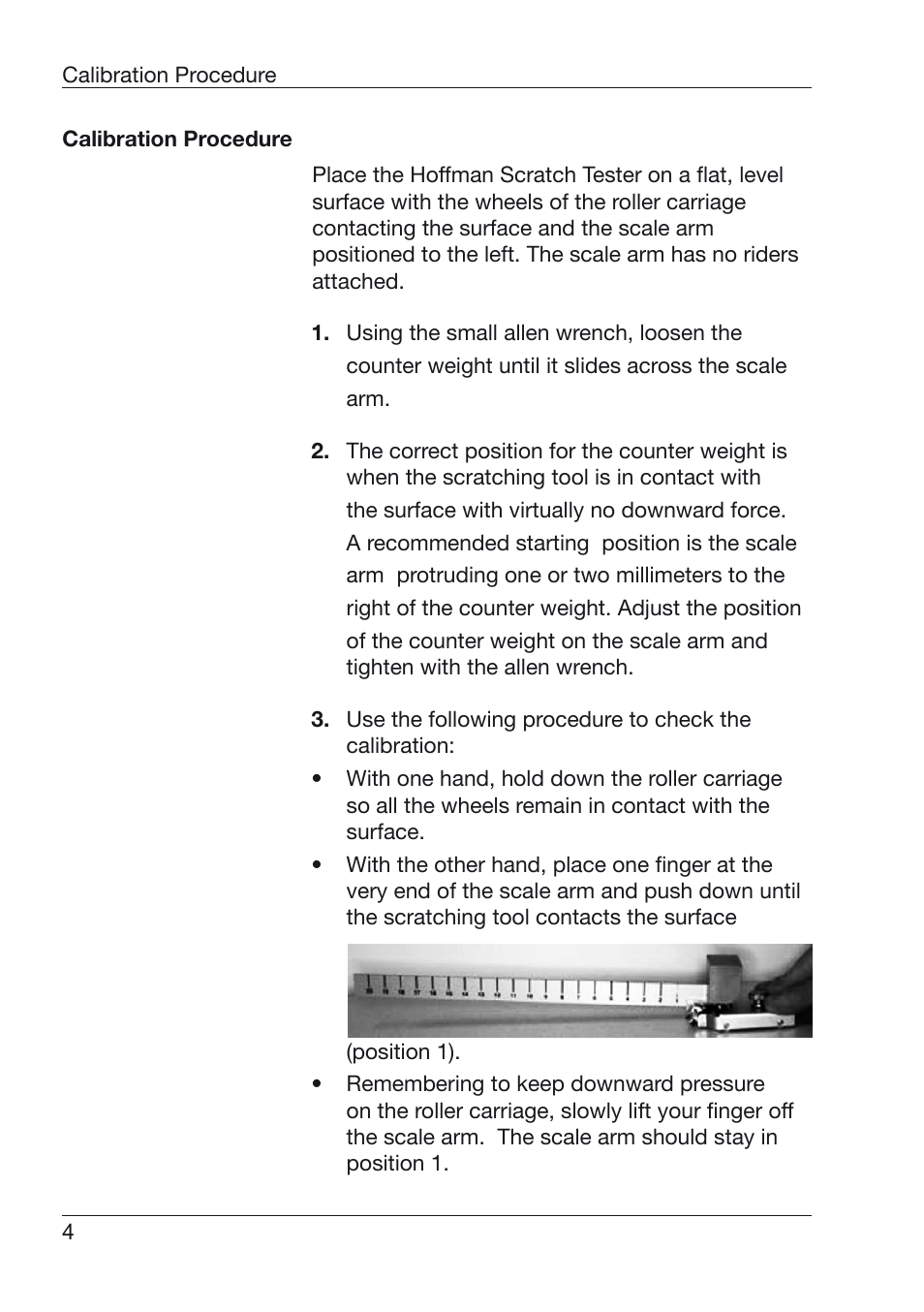 ALTANA Hoffman Scratch Hardness Tester Manual User Manual | Page 5 / 10