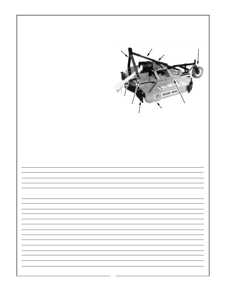 Bush Hog 305 User Manual | Page 8 / 20