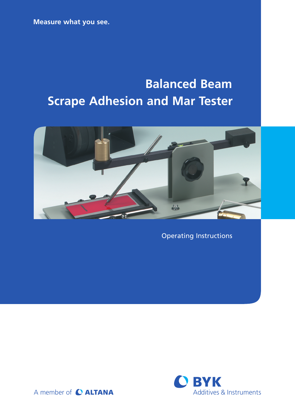 ALTANA Balanced Beam User Manual | 10 pages