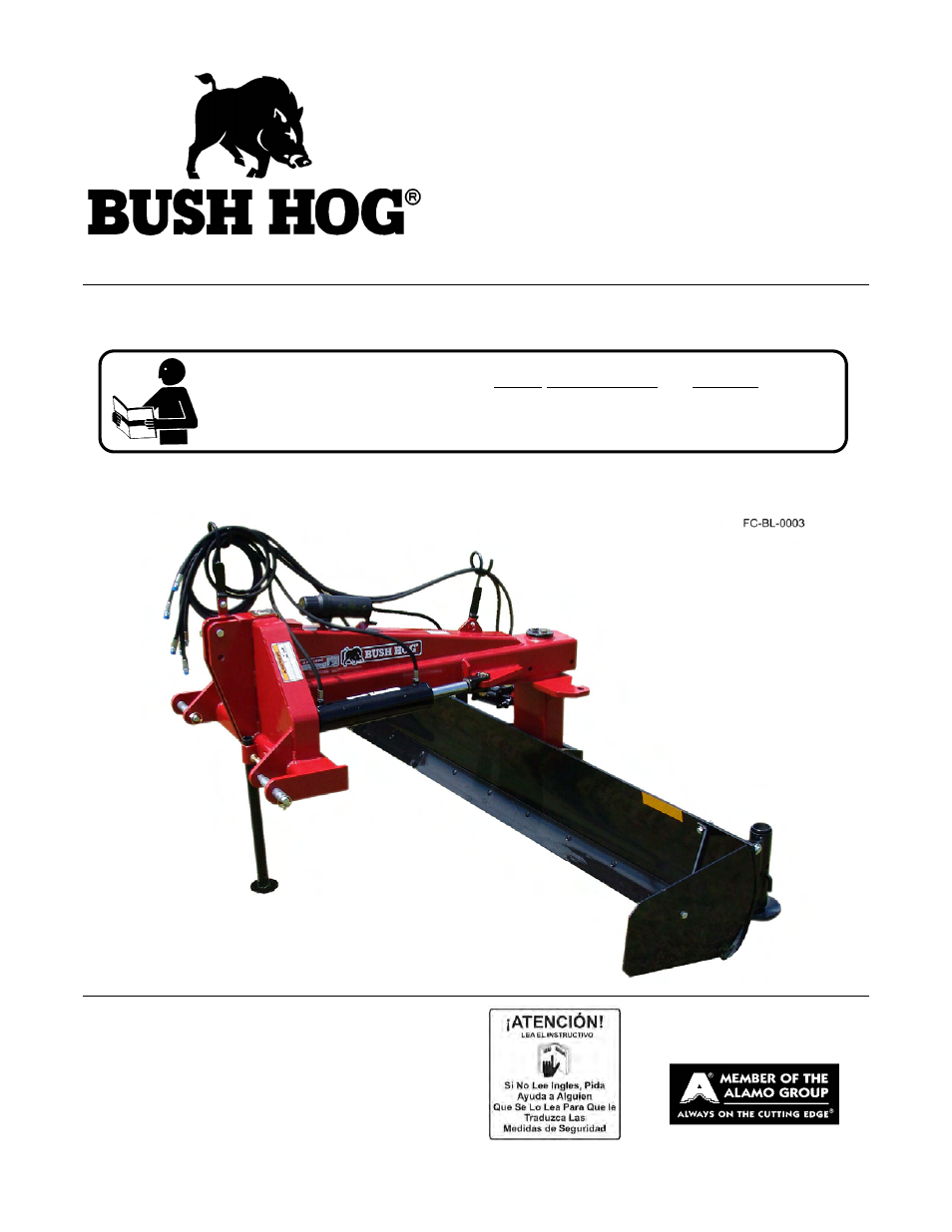 Bush Hog 00786976C User Manual | 60 pages