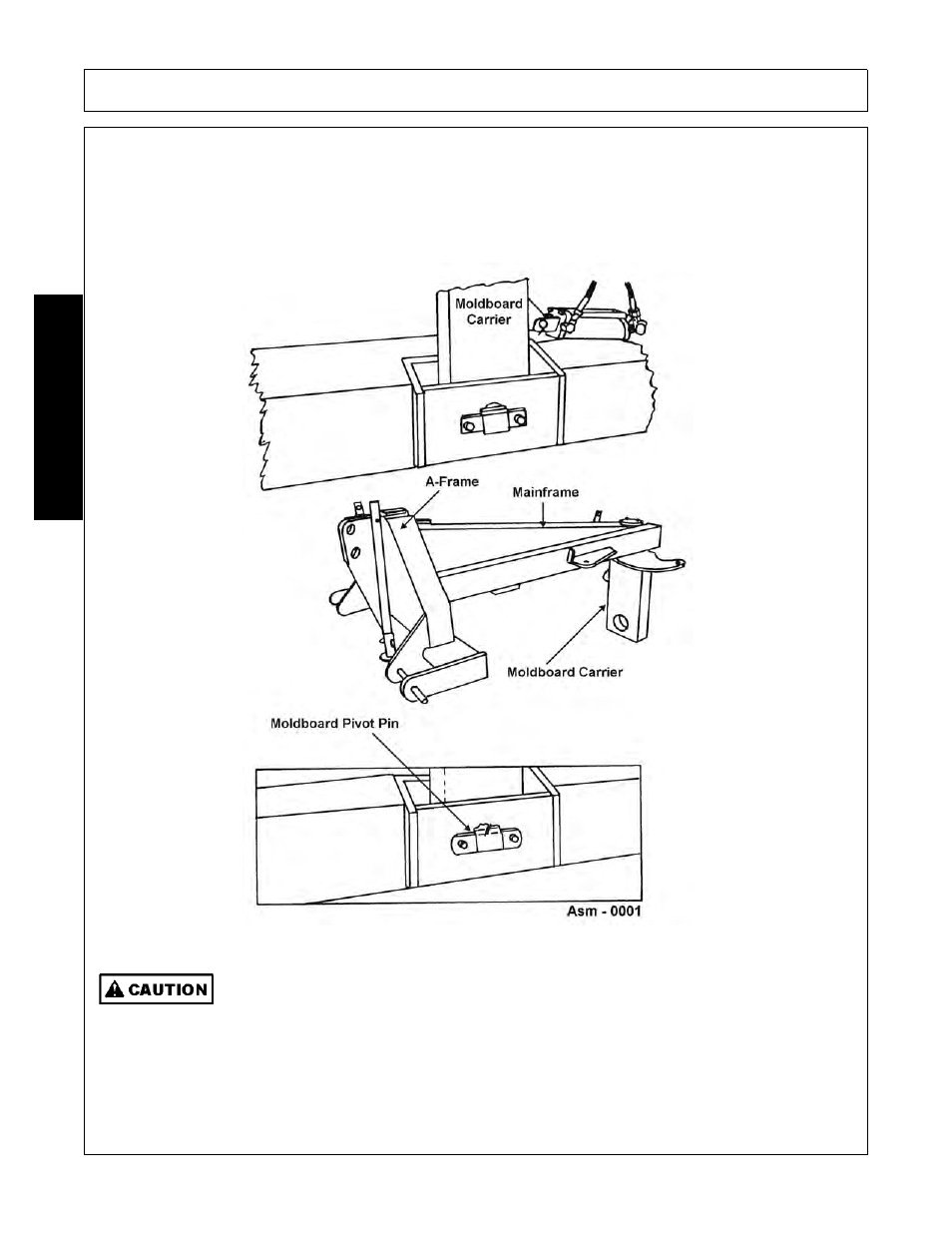 Assembly of moldboard to mainframe, Assembly of moldboard to mainframe -2, Assembly | Assembl y | Bush Hog 00786976C User Manual | Page 26 / 60