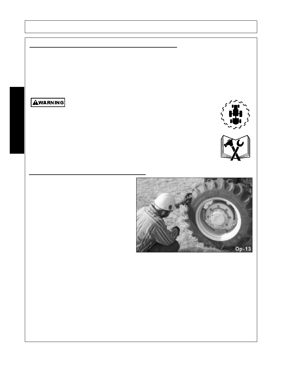 Pre-operation inspection and service, 1 tractor pre-operation inspection/service, Operation | Opera t ion | Bush Hog 00786976C User Manual | Page 40 / 60