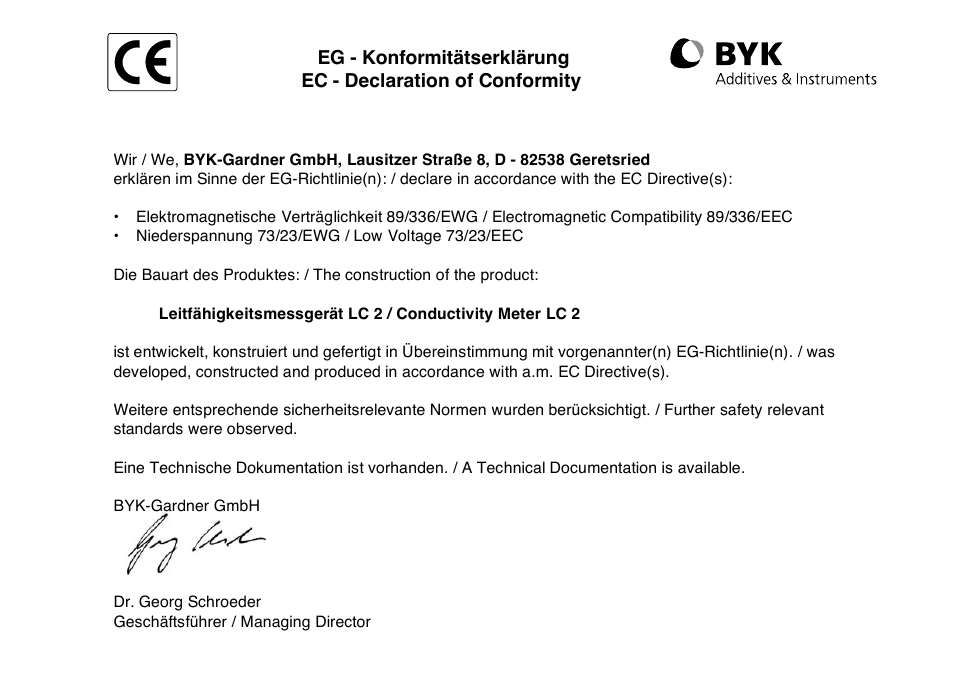 ALTANA LC 2 User Manual | Page 50 / 54