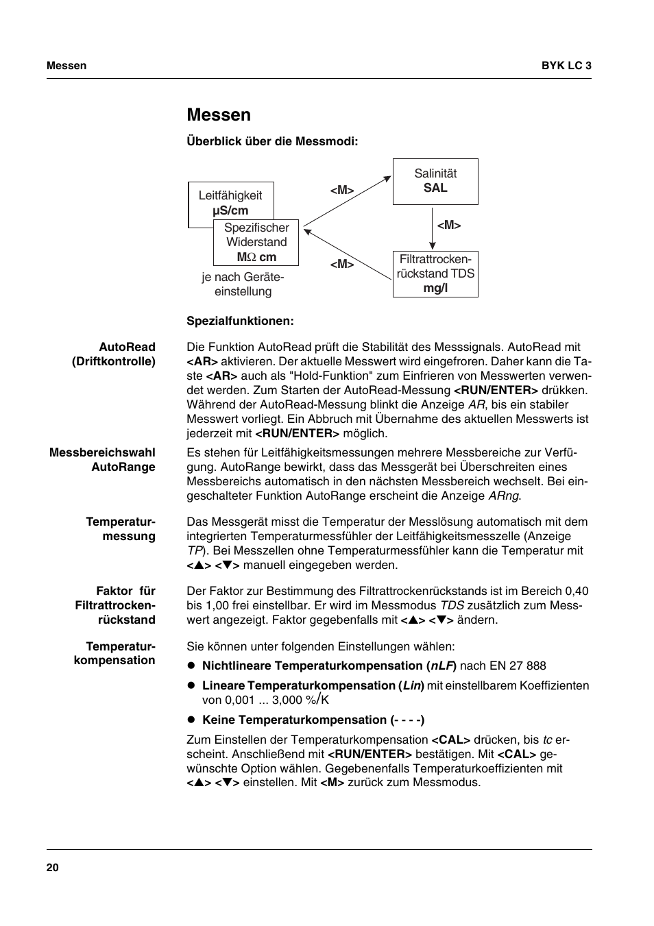 Messen, Mesure, Medir | ALTANA LC 3 User Manual | Page 20 / 60