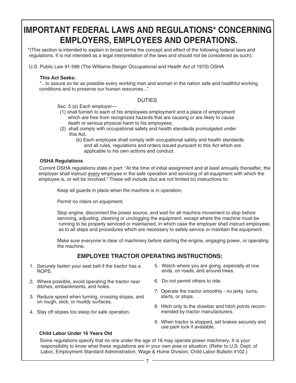 Bush Hog 6045 User Manual | Page 9 / 56