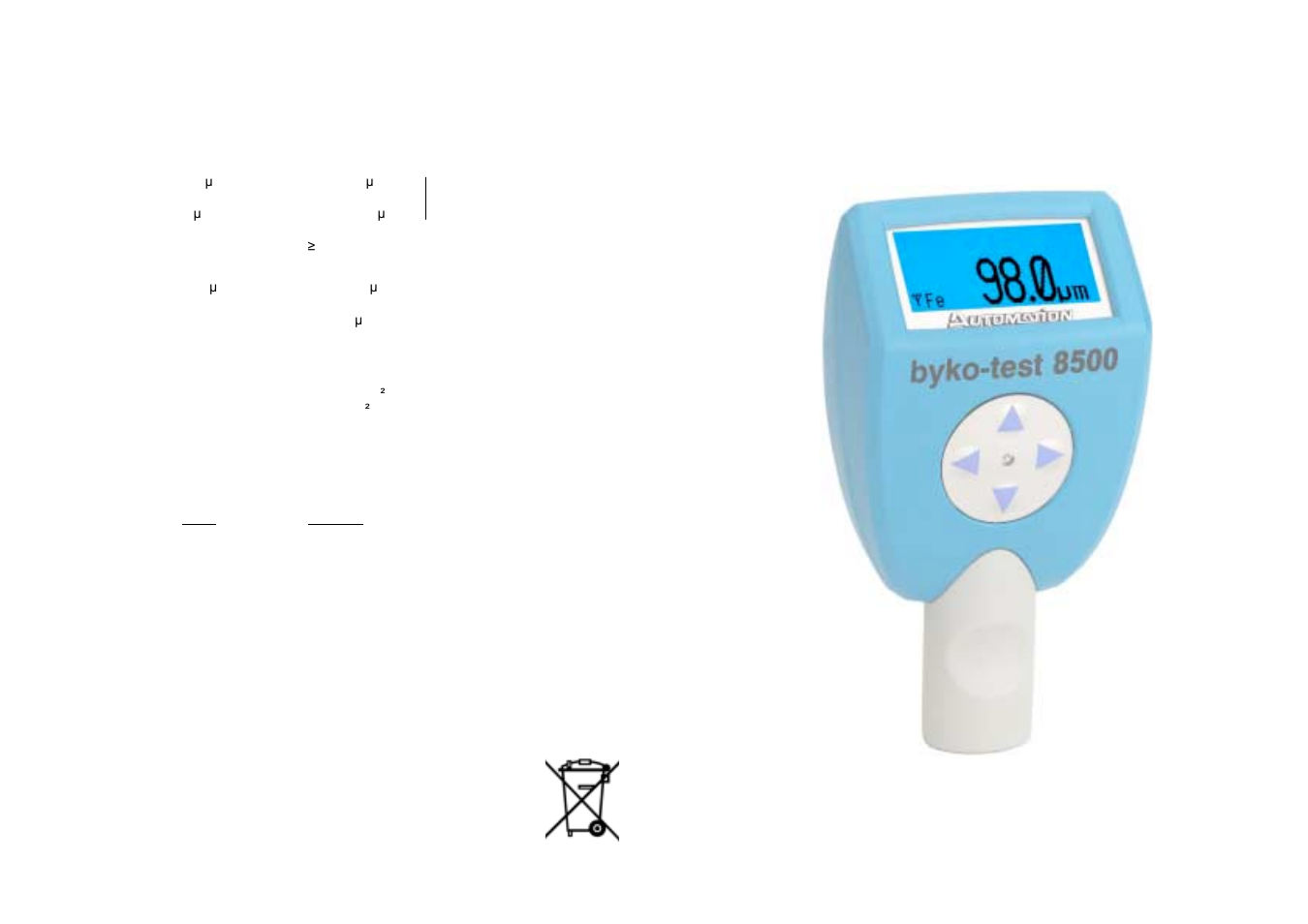 ALTANA Byko-Test 8500 User Manual | 8 pages