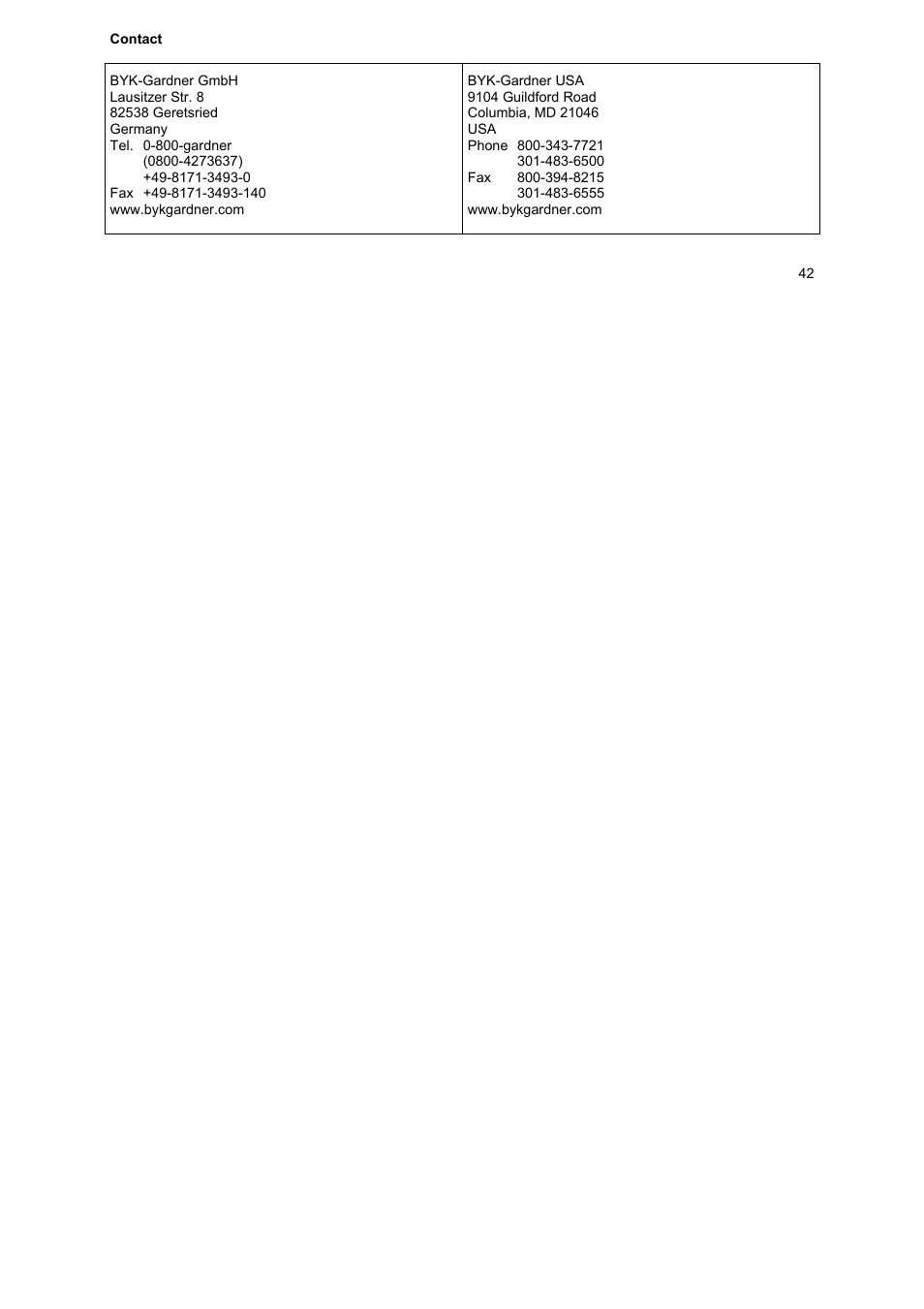 ALTANA Byko-Test MP0R User Manual | Page 42 / 42