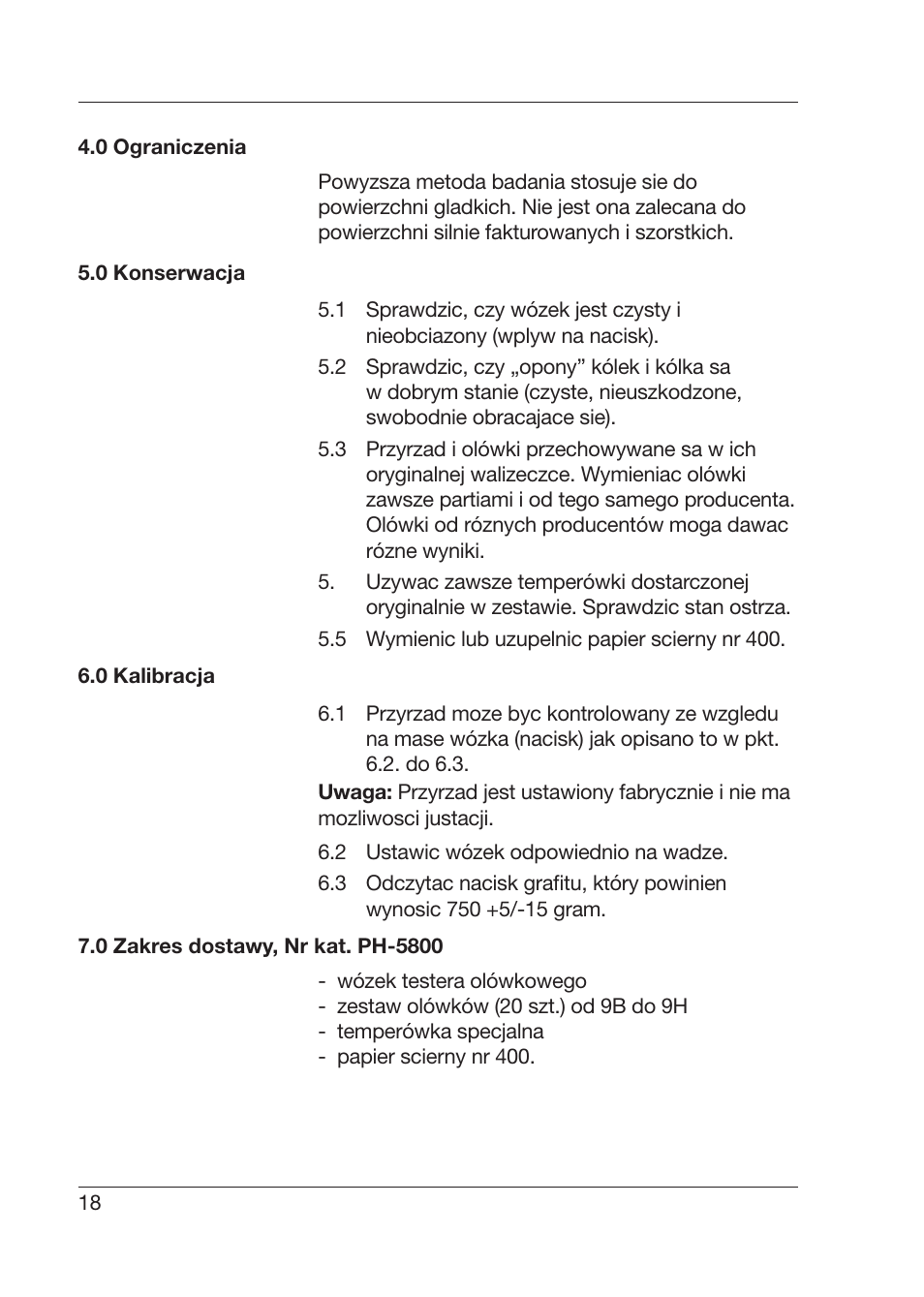 ALTANA Pencil Hardness Tester User Manual | Page 20 / 24