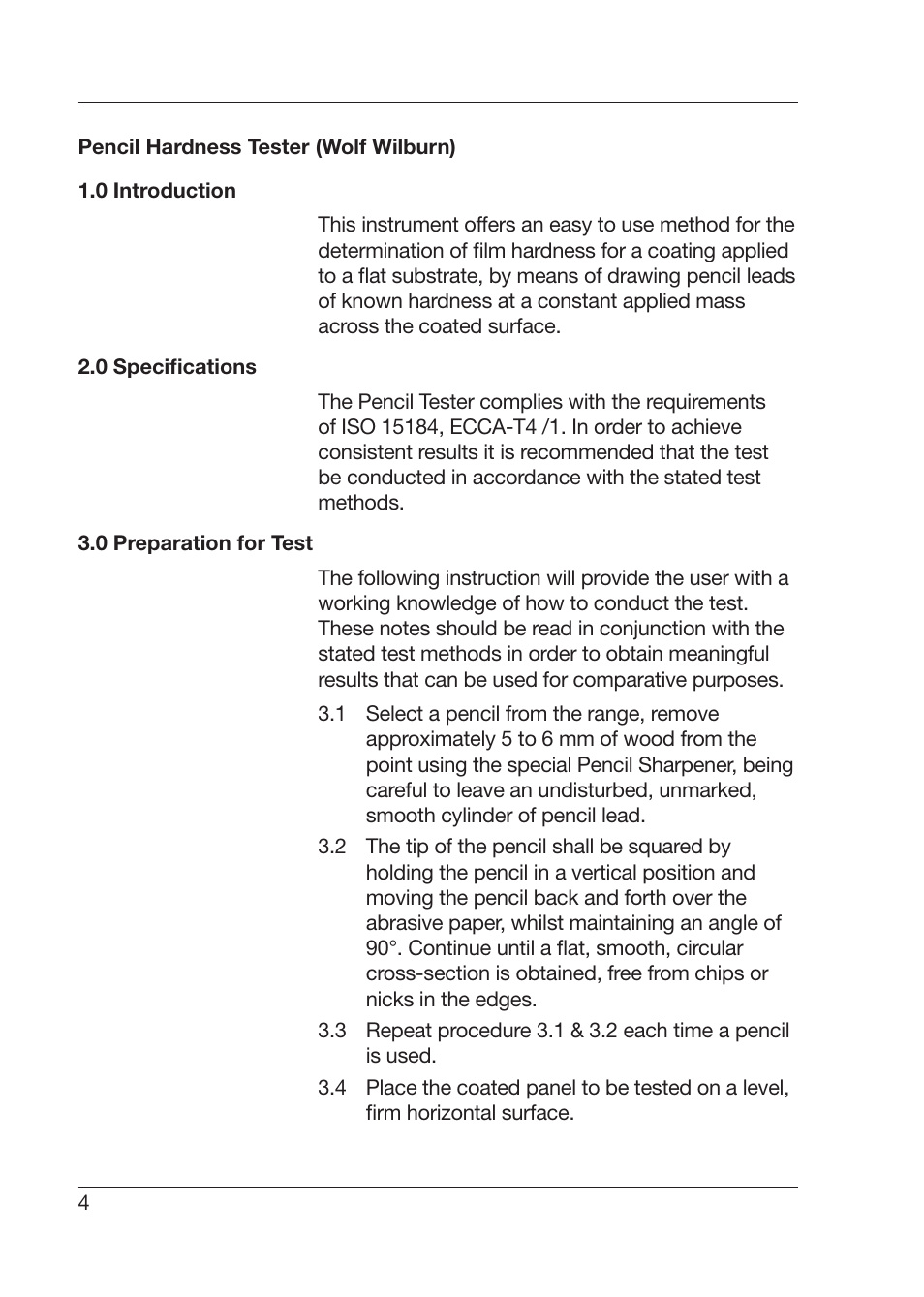 ALTANA Pencil Hardness Tester User Manual | Page 6 / 24