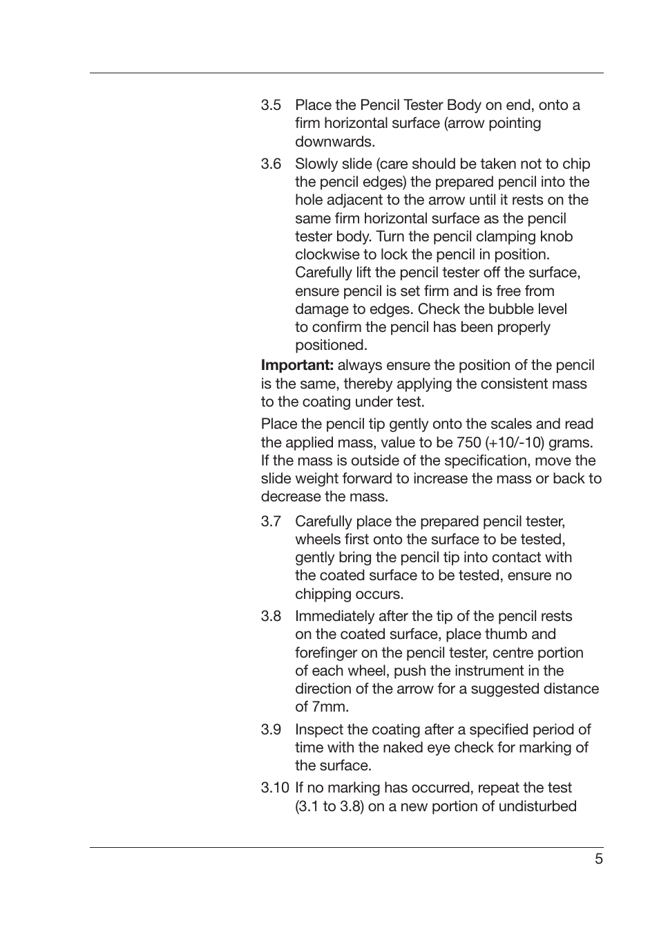 ALTANA Pencil Hardness Tester User Manual | Page 7 / 24