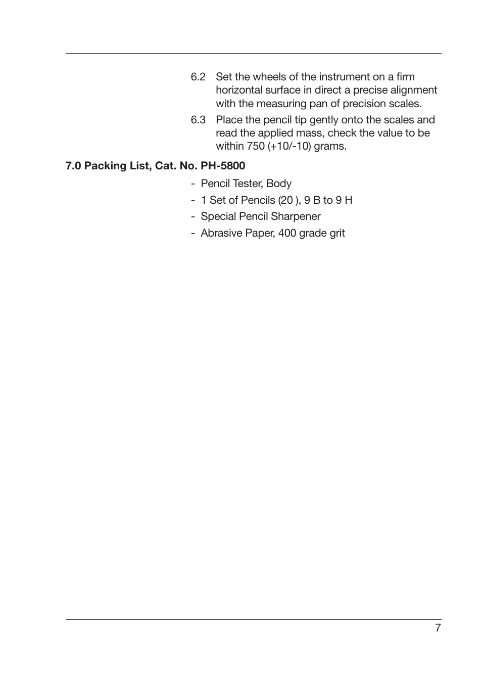 ALTANA Pencil Hardness Tester User Manual | Page 9 / 24