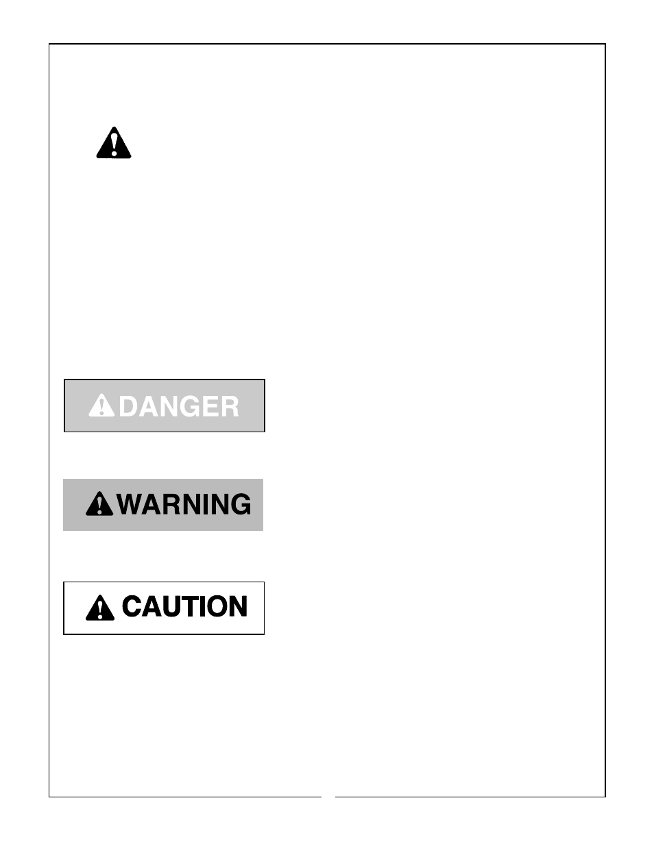 Signal words, Safety alert symbol, Safety signs | Bush Hog RDTH 84 User Manual | Page 6 / 20