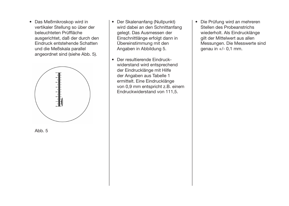 ALTANA Buchholz Indentation Tester Operating Instructions User Manual | Page 17 / 39