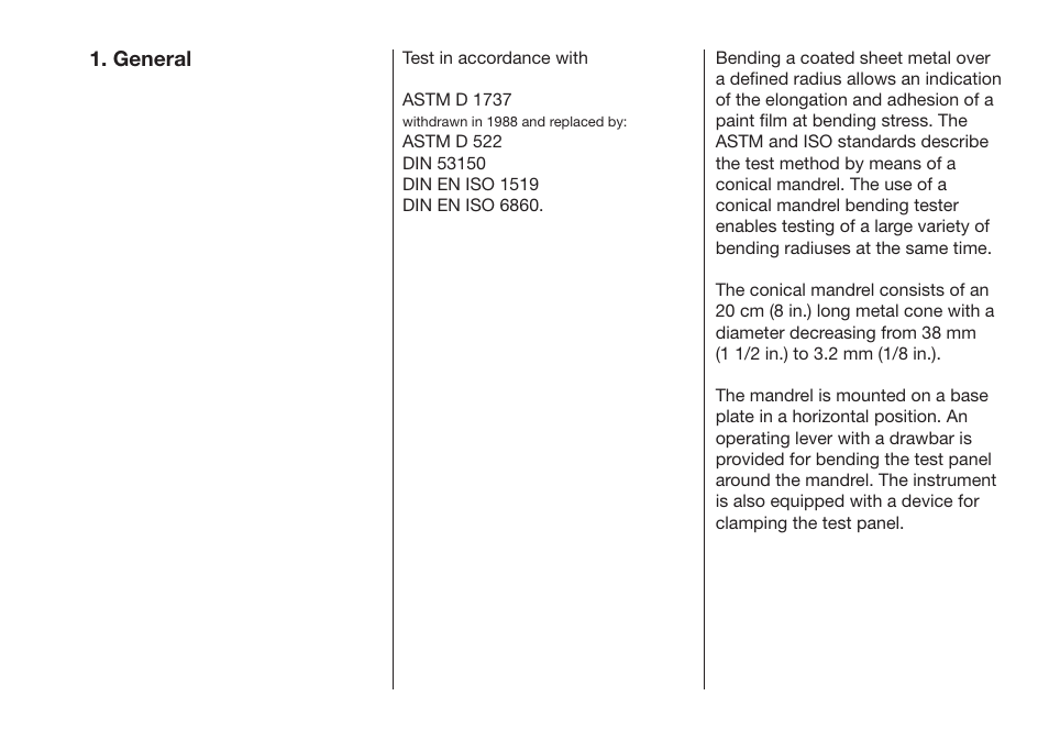 ALTANA Conical Mandrel Bending Tester User Manual | Page 12 / 30