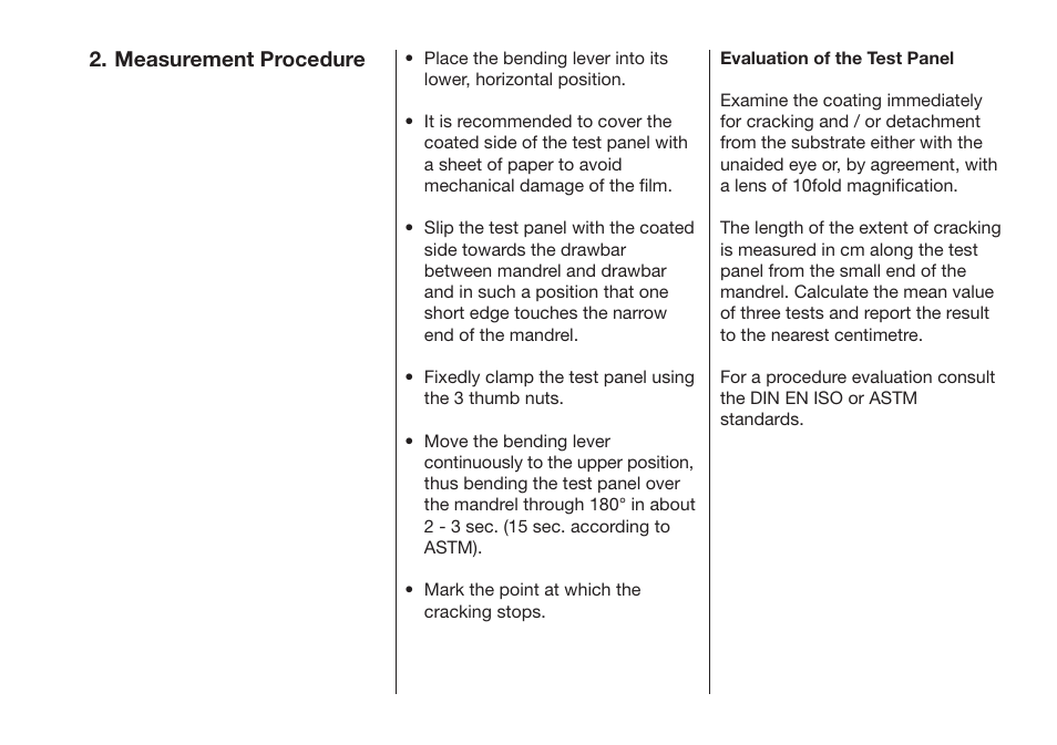 ALTANA Conical Mandrel Bending Tester User Manual | Page 14 / 30