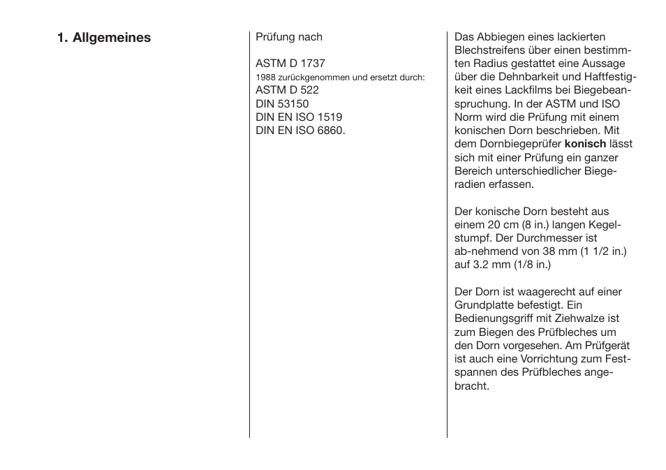 ALTANA Conical Mandrel Bending Tester User Manual | Page 6 / 30