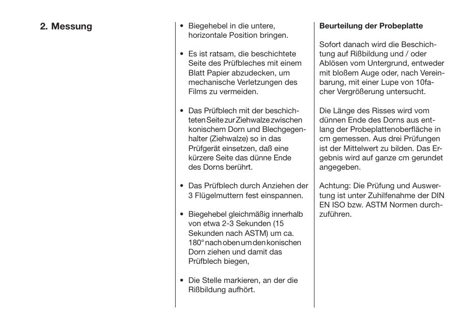 ALTANA Conical Mandrel Bending Tester User Manual | Page 8 / 30