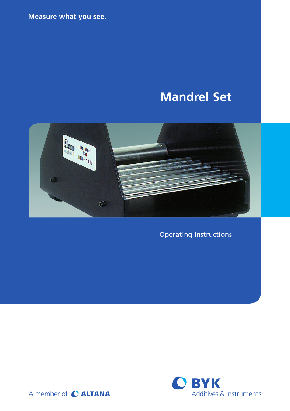 ALTANA Mandrel Set User Manual | 8 pages