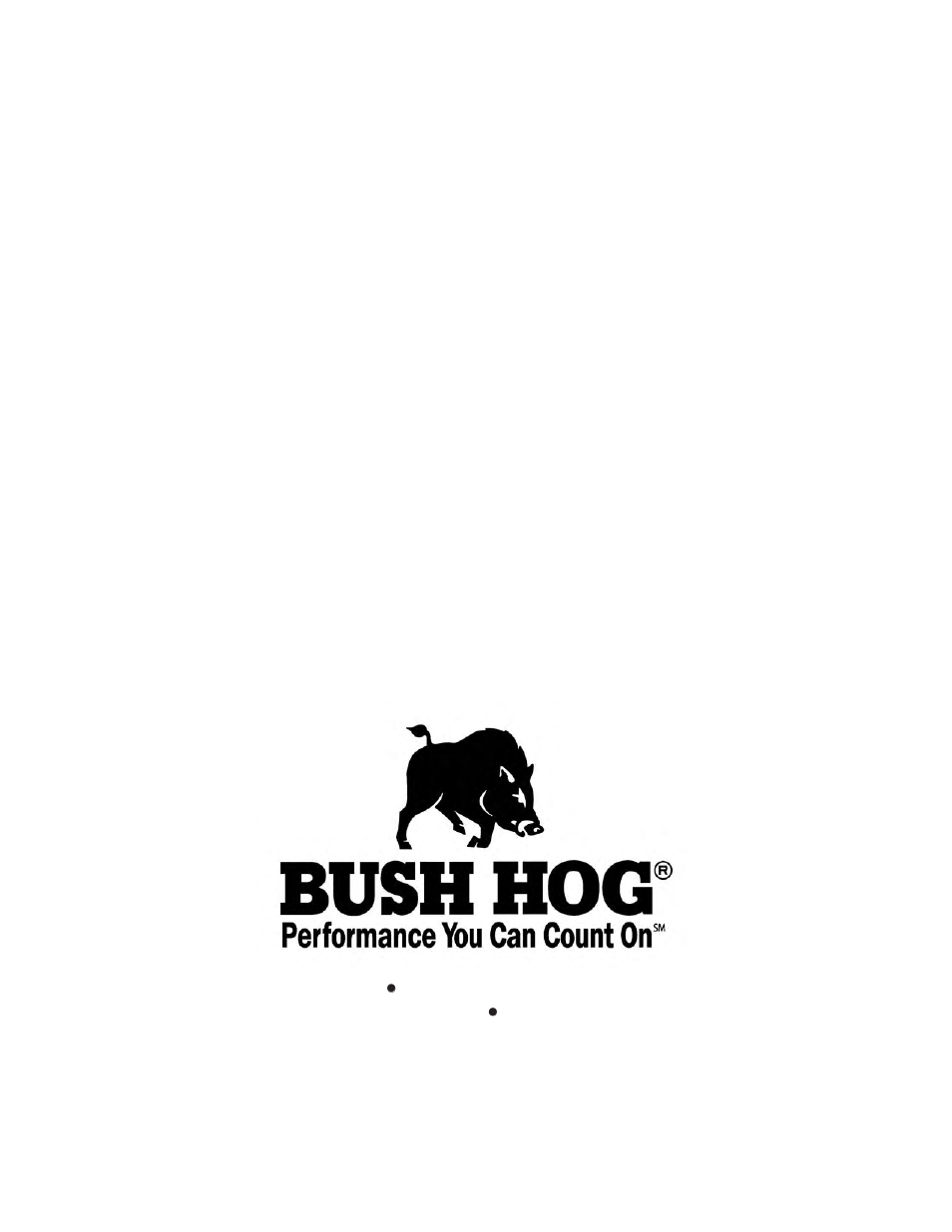 P.o. box 1039 | Bush Hog SM 60 User Manual | Page 26 / 26