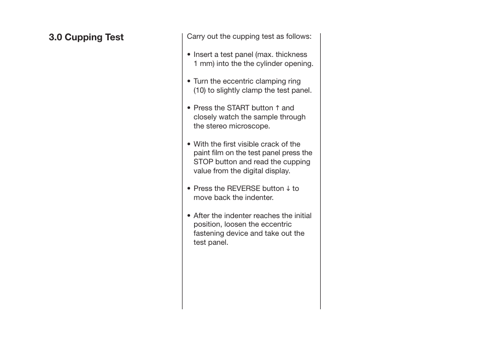 0 cupping test | ALTANA Cupping Tester User Manual | Page 28 / 68