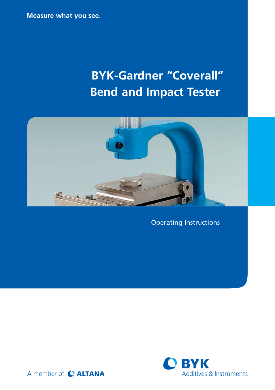 ALTANA BYK-Gardner “Coverall” User Manual | 8 pages