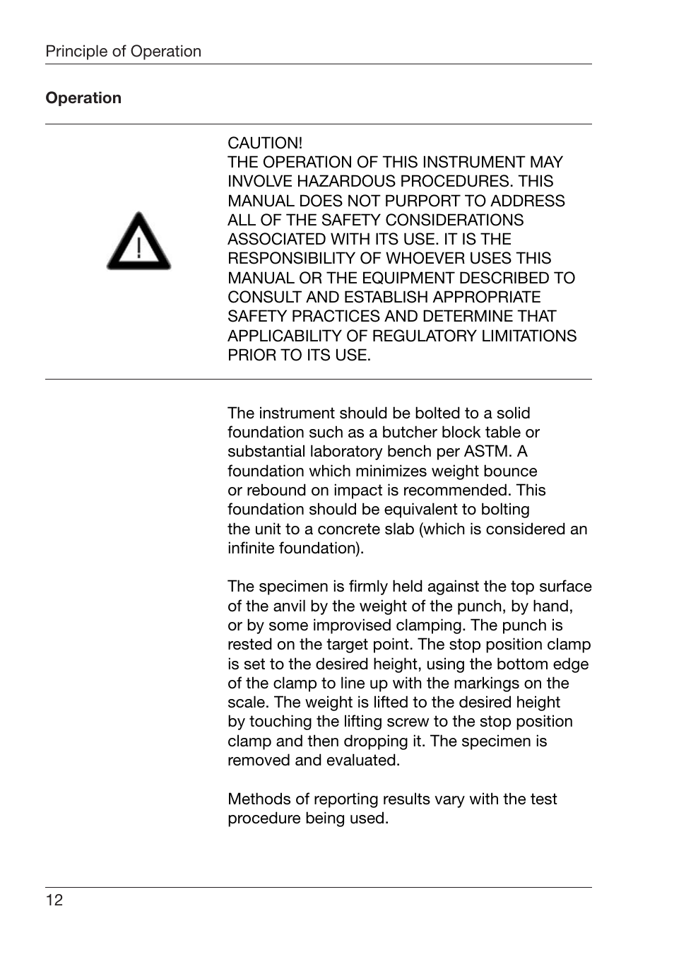 ALTANA SPI Modifi ed Impact Tester User Manual | Page 13 / 18