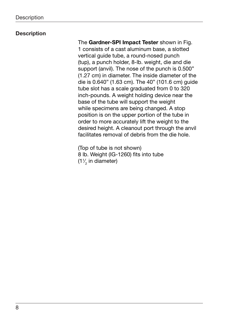 ALTANA SPI Modifi ed Impact Tester User Manual | Page 9 / 18