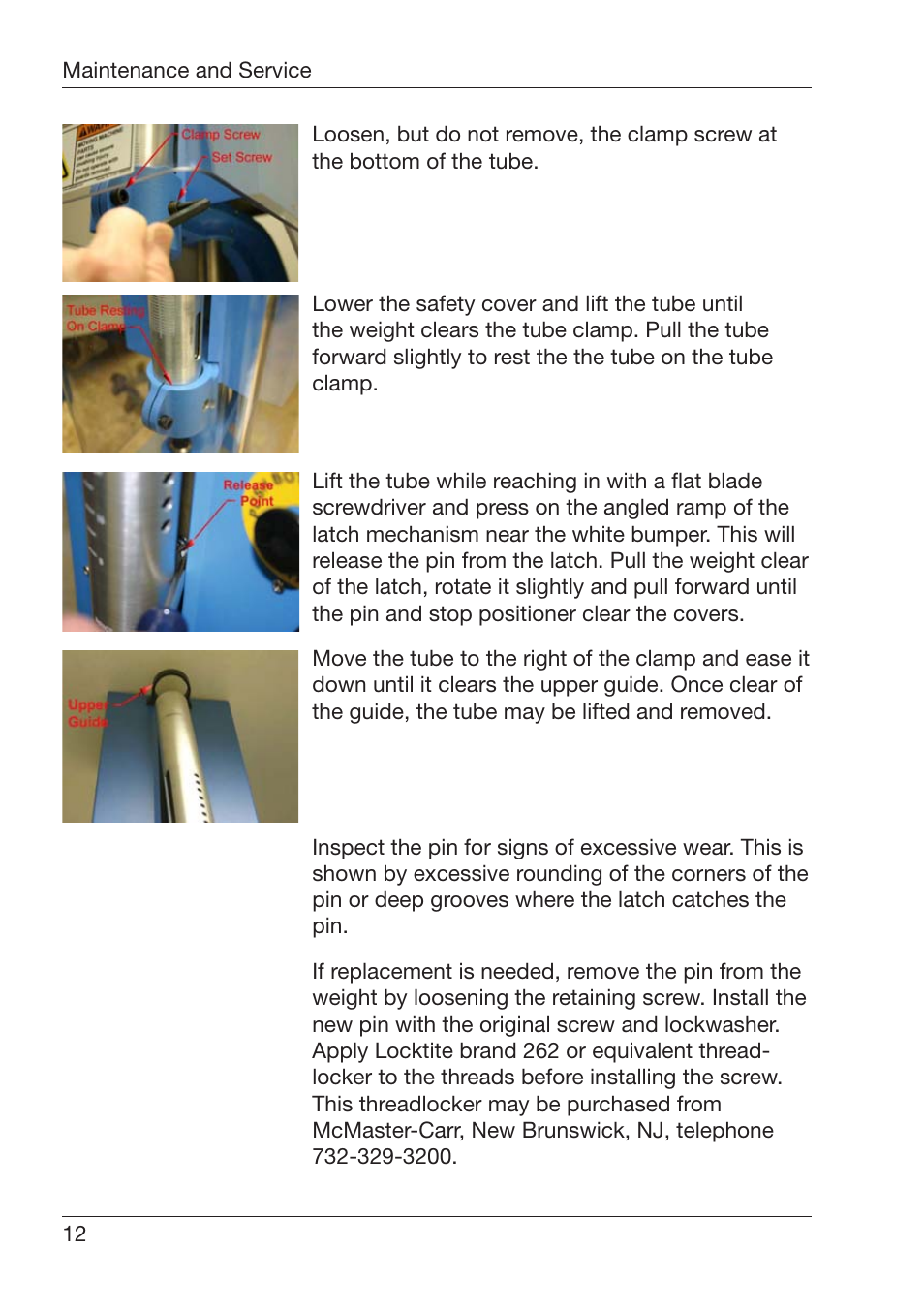 ALTANA Automatic Lift Impact Tester User Manual | Page 13 / 24