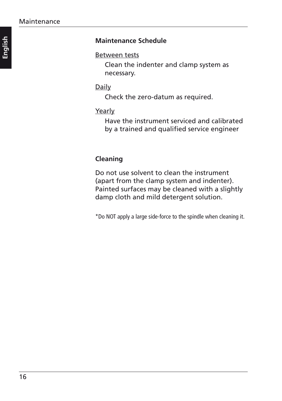 ALTANA Mechanical Cupping Tester User Manual | Page 15 / 18