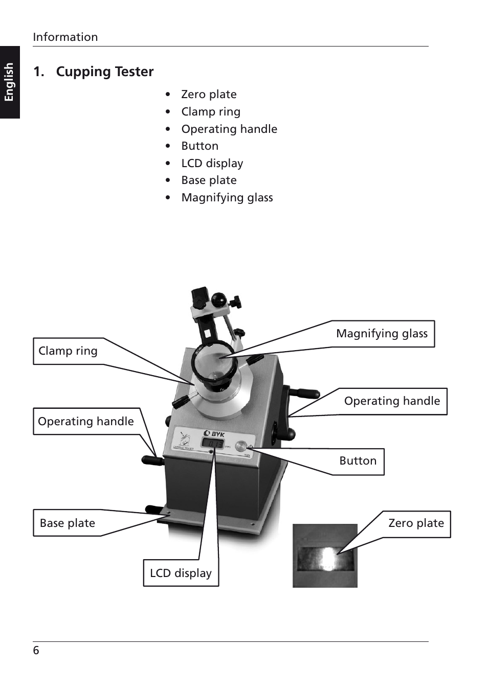 Cupping tester | ALTANA Mechanical Cupping Tester User Manual | Page 5 / 18