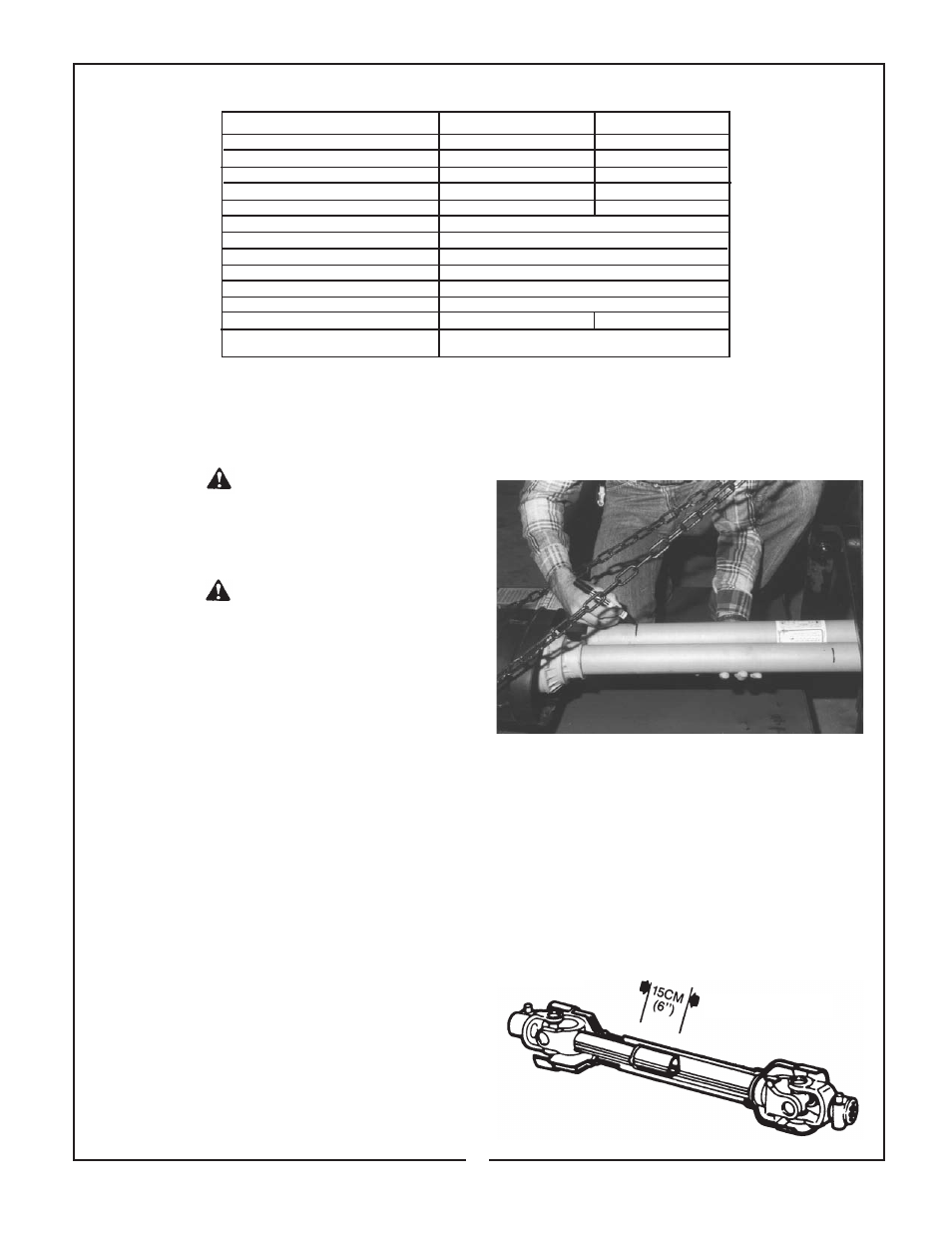 Specifications | Bush Hog RTC User Manual | Page 9 / 20