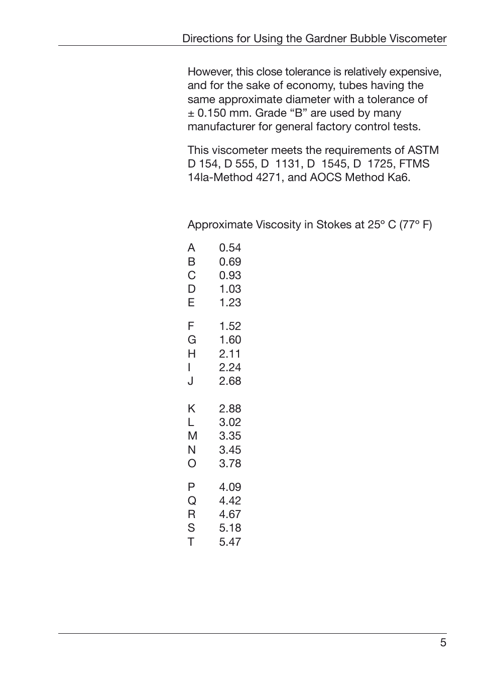 ALTANA Z7-Z10 Bubble Viscometers User Manual | Page 6 / 12