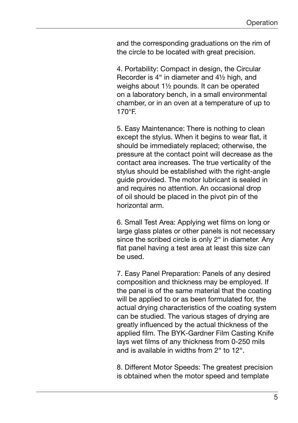 ALTANA Circular Drying Time Recorder User Manual | Page 6 / 8