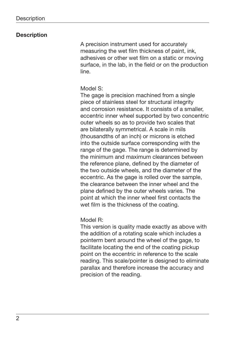 ALTANA Inmont-Gages User Manual | Page 3 / 10