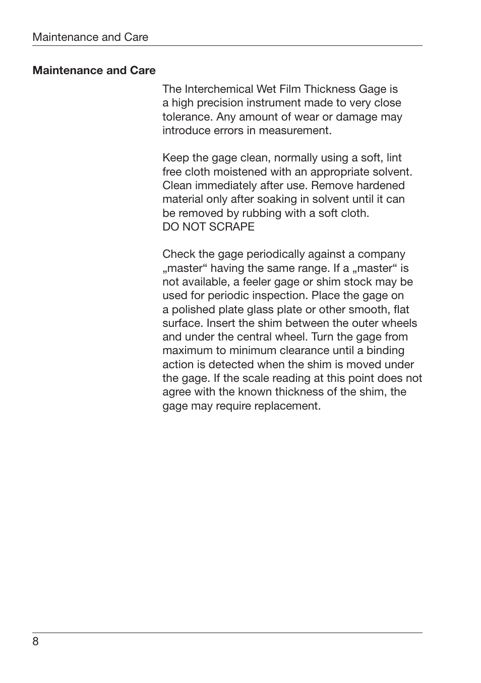 ALTANA Inmont-Gages User Manual | Page 9 / 10