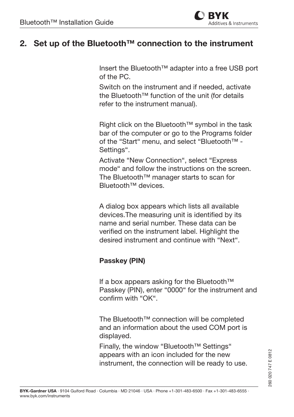 ALTANA Bluetooth User Manual | Page 2 / 2