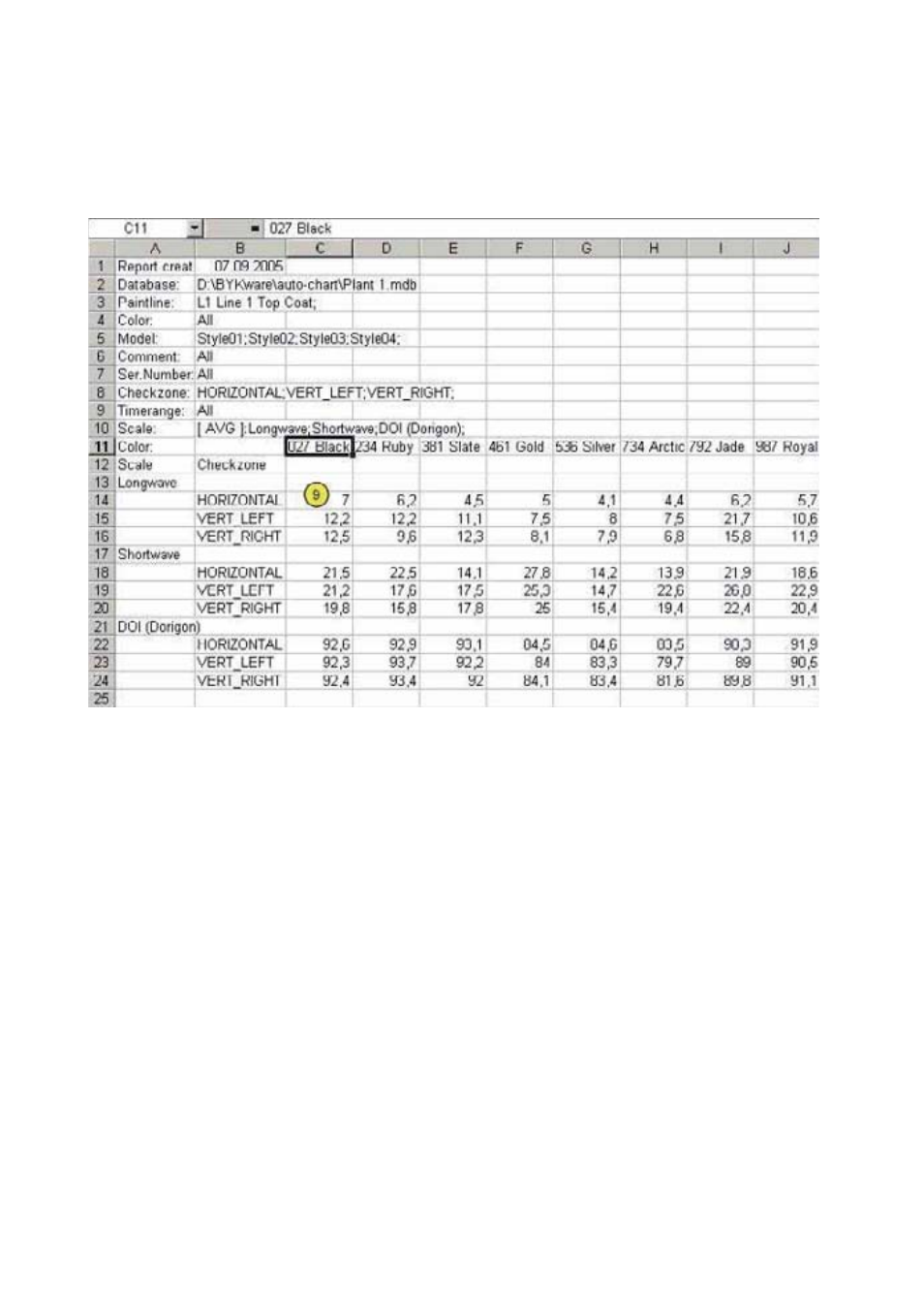 ALTANA Auto-Chart User Manual | Page 138 / 204